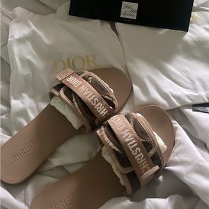 Brand new Christian Dior slides